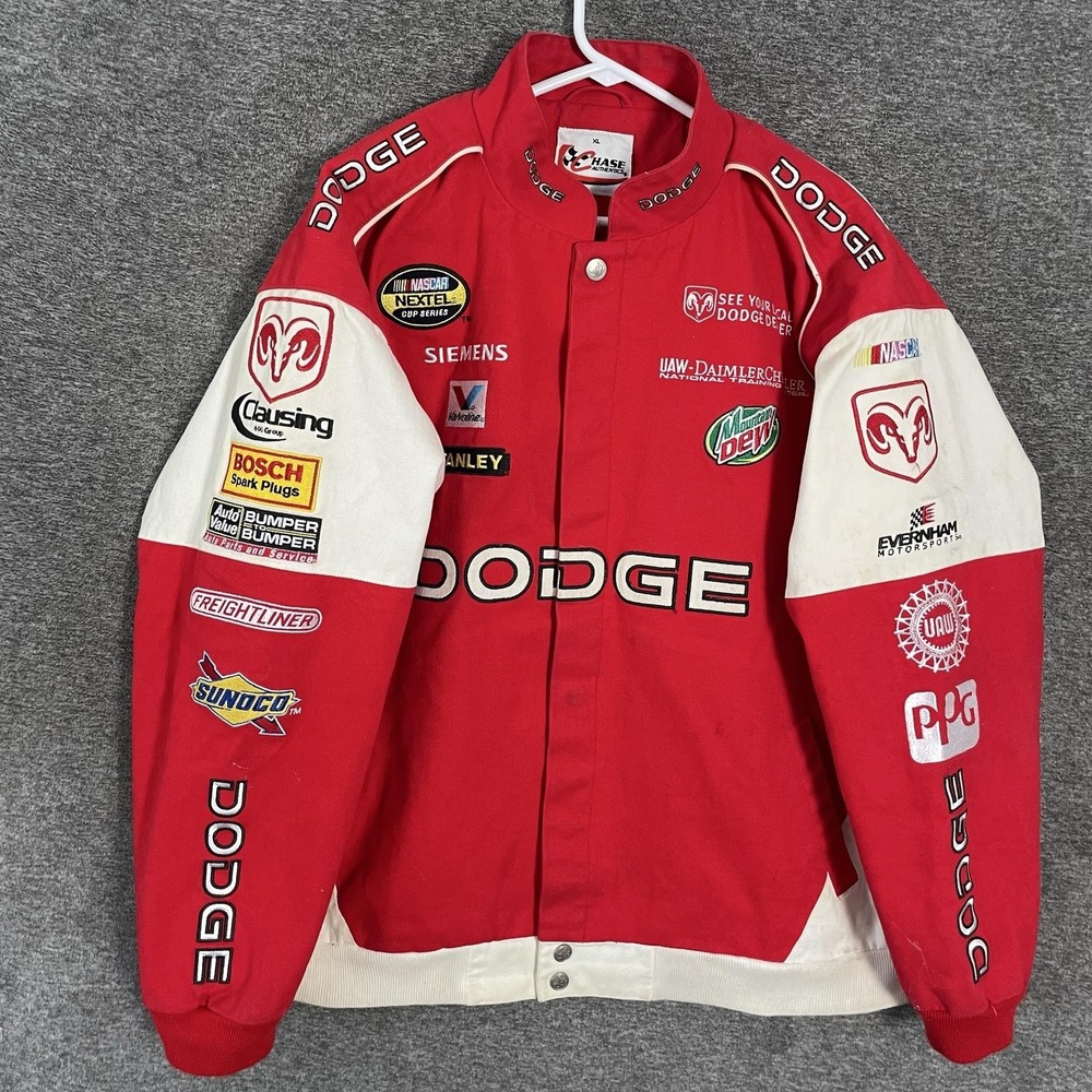KASEY KAHNE/BILL ELLIOTT DODGE MOPAR NASCAR CHASE AUTHENTICS JACKET COAT XL